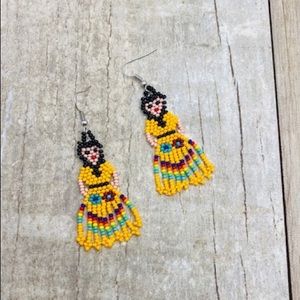 Native Cora Artisan Beaded Earring Set